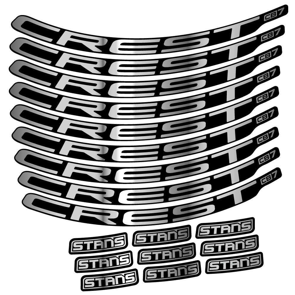 Autocollant Stans Crest CB7, Roues VTT 29, Autocollant Vélo vinyle