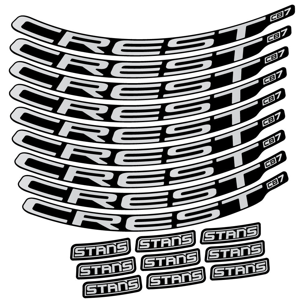 Autocollant Stans Crest CB7, Roues VTT 29, Autocollant Vélo vinyle