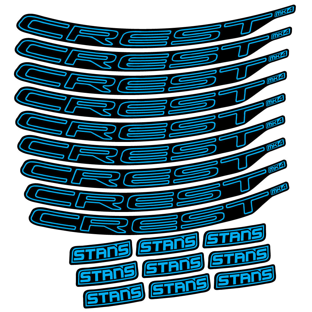 Autocollant Stans Crest MK4 Ver.1, Roues VTT 29, Autocollant Vélo vinyle