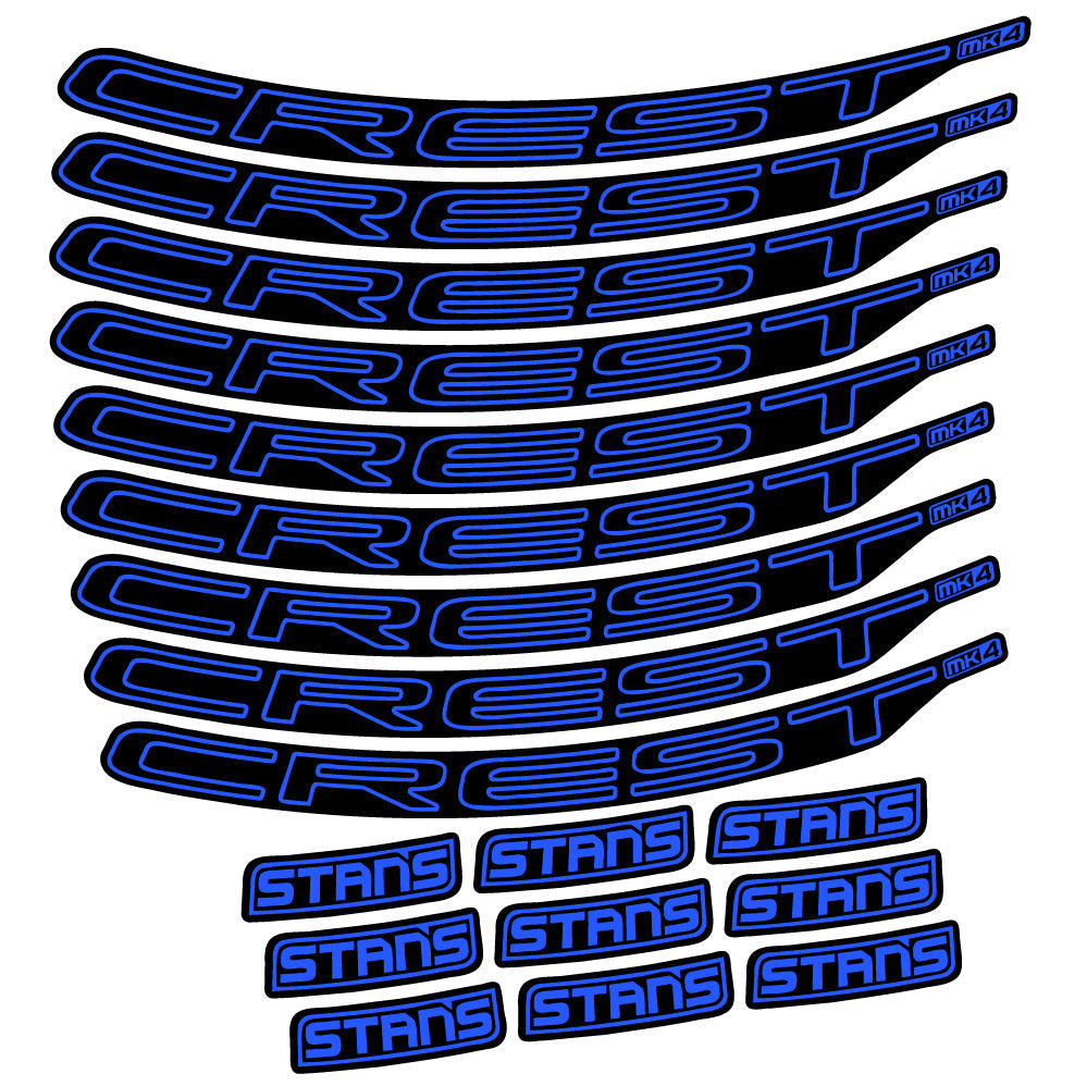 Autocollant Stans Crest MK4 Ver.1, Roues VTT 29, Autocollant Vélo vinyle