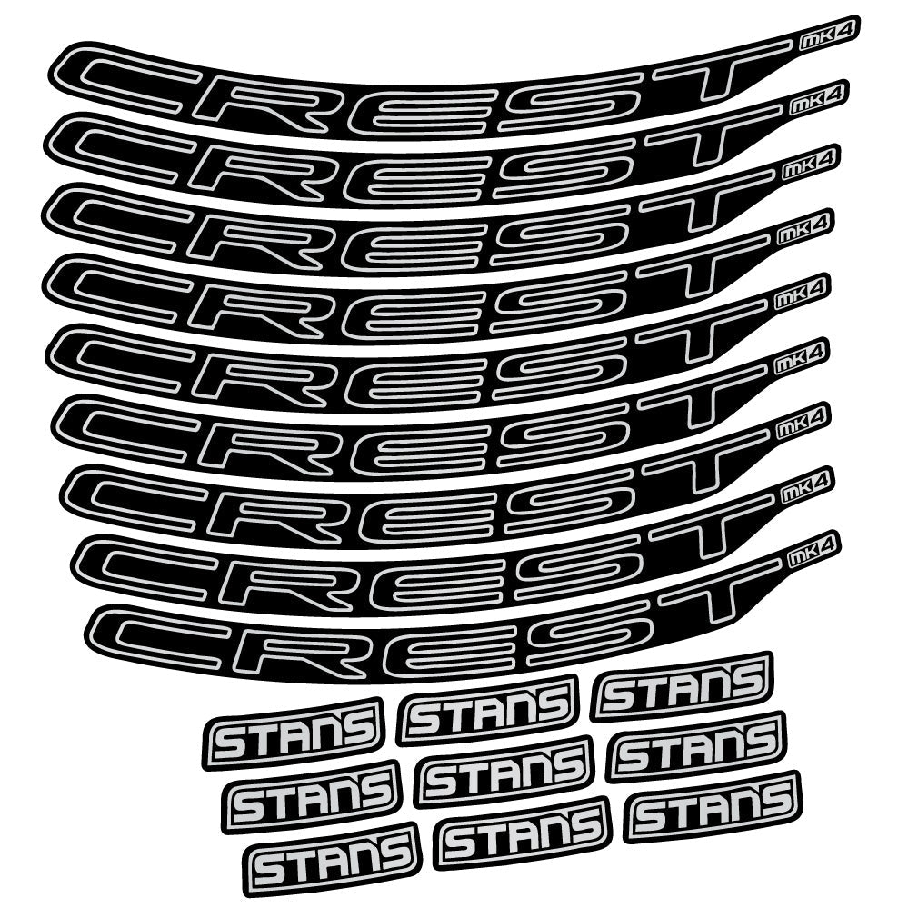 Autocollant Stans Crest MK4 Ver.1, Roues VTT 29, Autocollant Vélo vinyle
