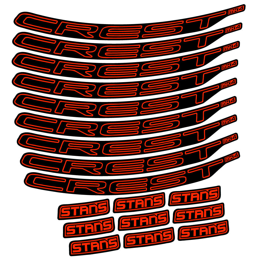 Autocollant Stans Crest MK4 Ver.1, Roues VTT 29, Autocollant Vélo vinyle