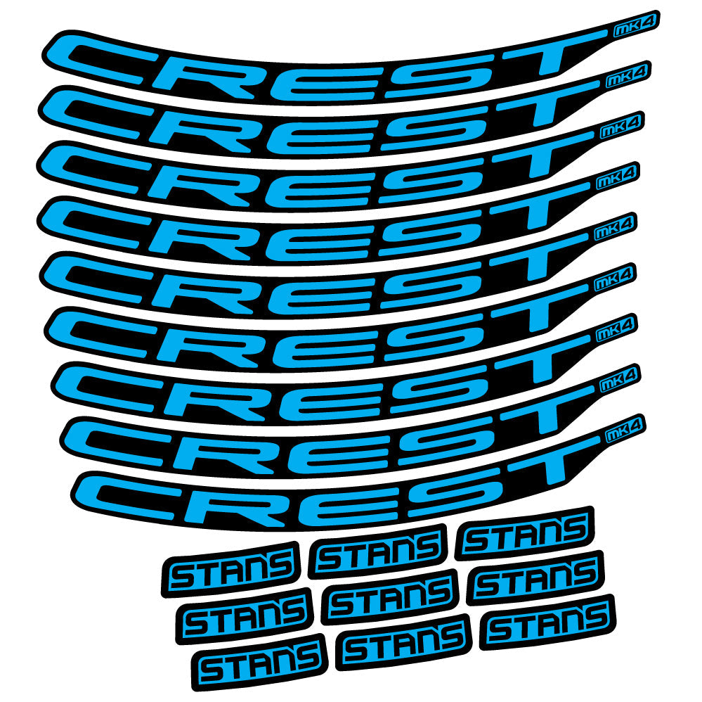 Autocollant Stans Crest MK4 Ver.2, Roues VTT 29, Autocollant Vélo vinyle