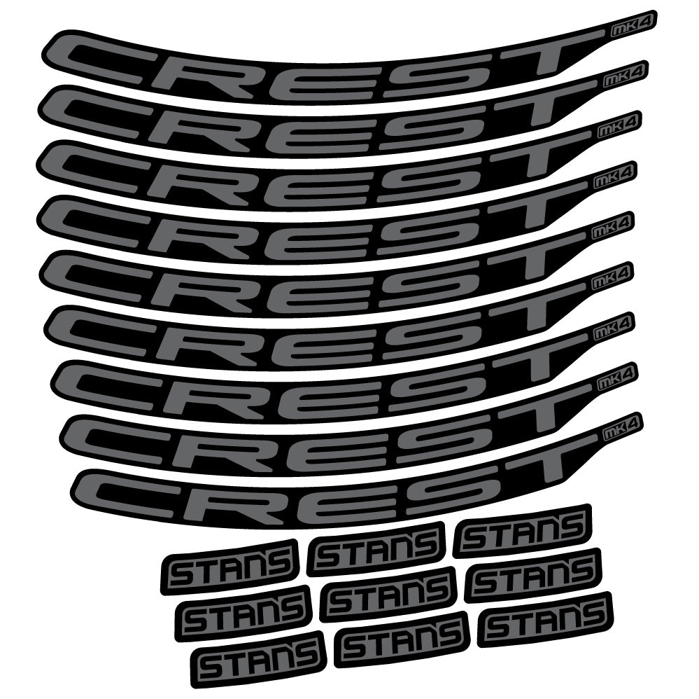 Autocollant Stans Crest MK4 Ver.2, Roues VTT 29, Autocollant Vélo vinyle