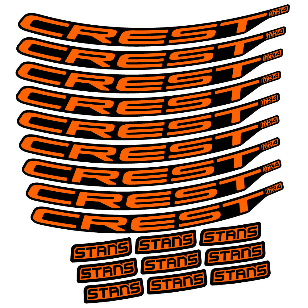 Autocollant Stans Crest MK4 Ver.2, Roues VTT 29, Autocollant Vélo vinyle