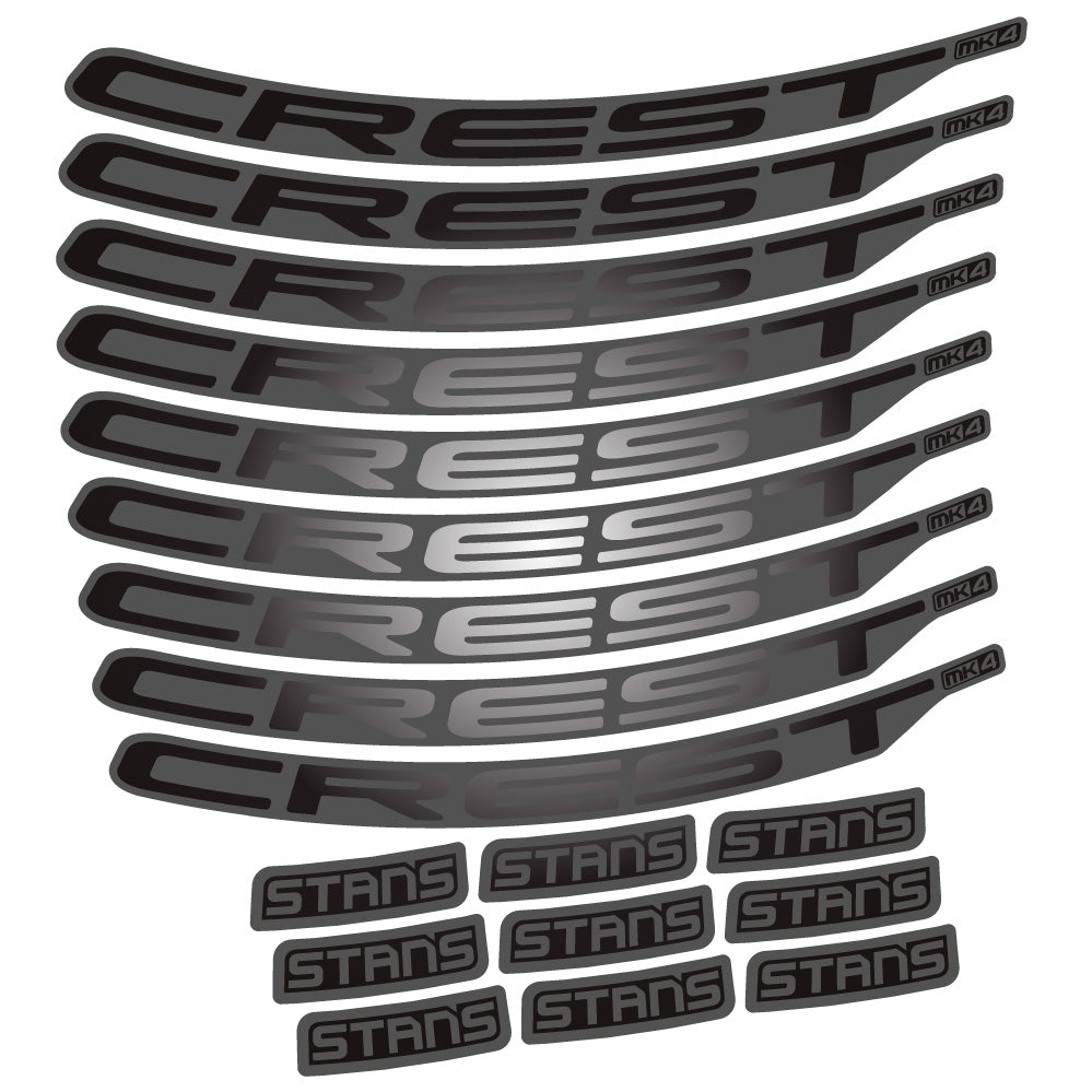 Autocollant Stans Crest MK4 Ver.2, Roues VTT 29, Autocollant Vélo vinyle