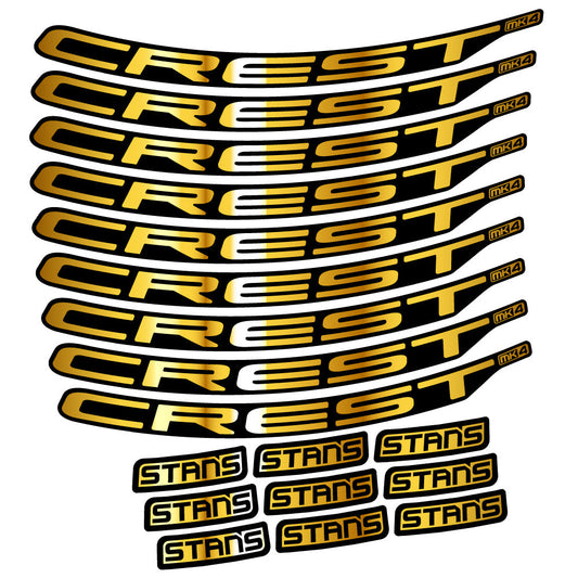 Autocollant Stans Crest MK4 Ver.2, Roues VTT 29, Autocollant Vélo vinyle