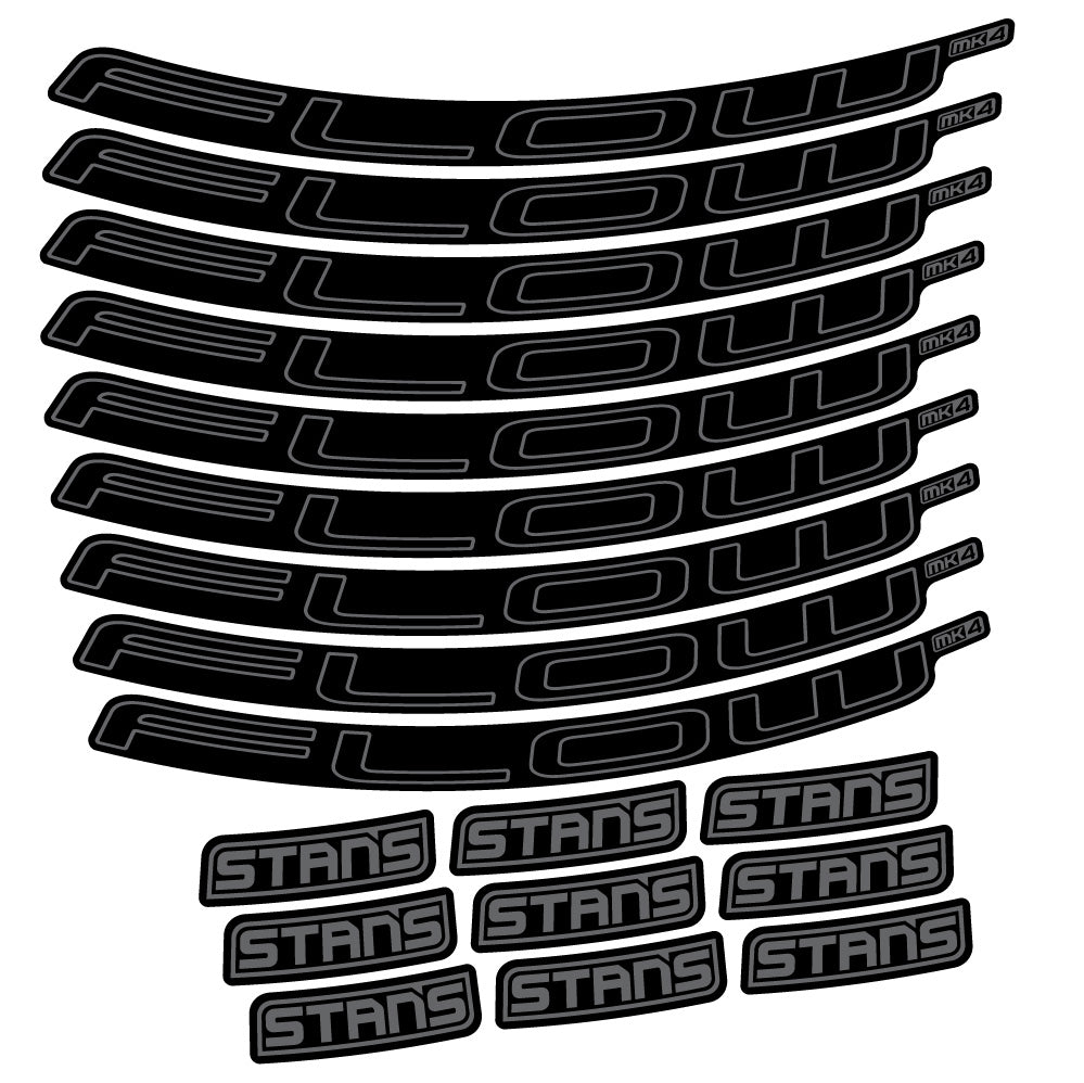 Autocollant Stans Flow MK4 Ver.1, Roues VTT 29, Autocollant Vélo vinyle