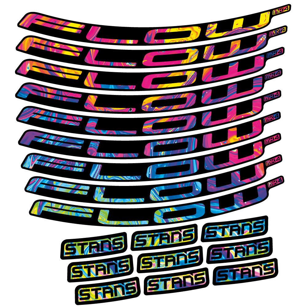 Autocollant Stans Flow MK4 Ver.2, Roues VTT 29, Autocollant Vélo vinyle