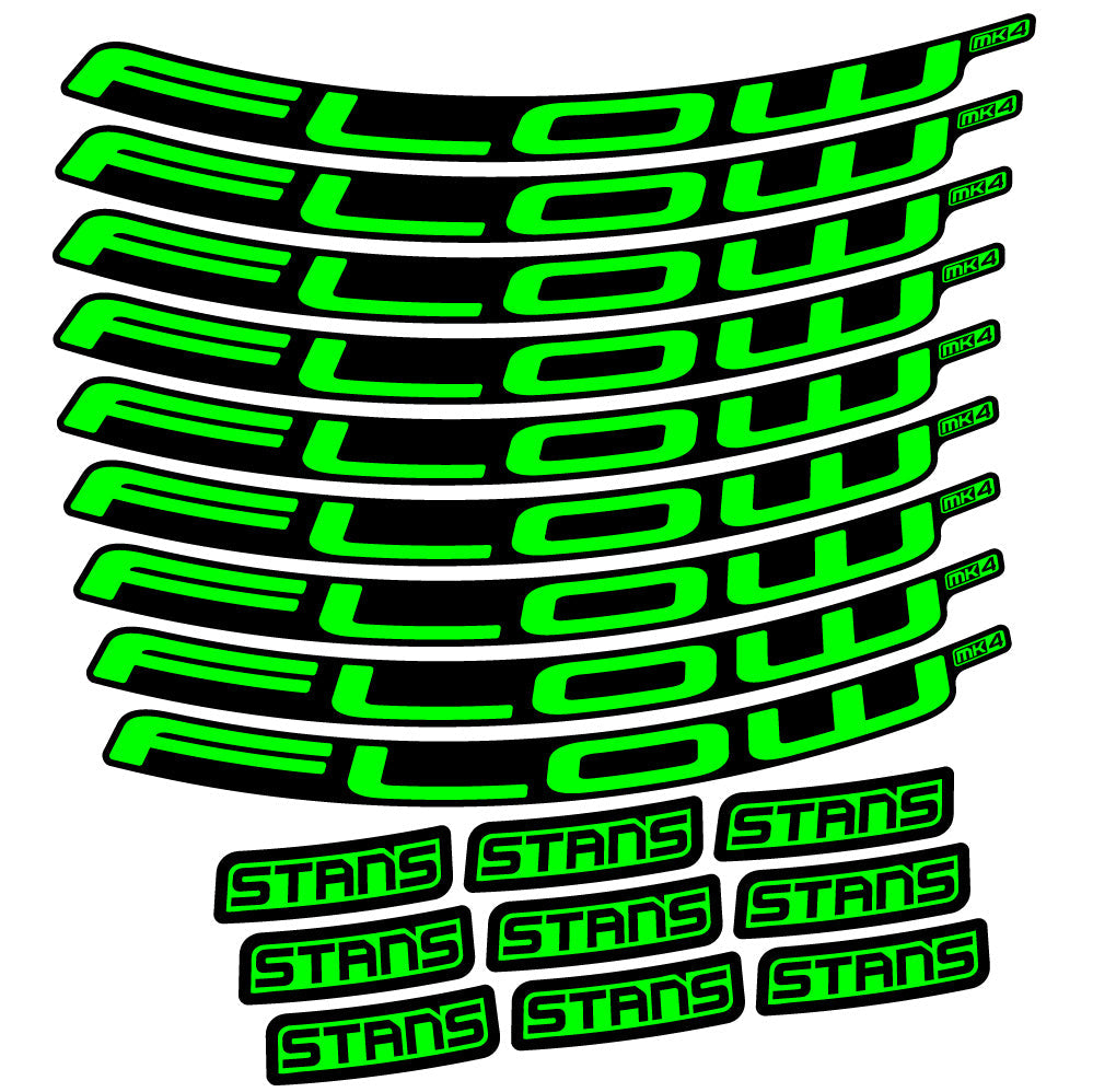 Autocollant Stans Flow MK4 Ver.2, Roues VTT 29, Autocollant Vélo vinyle