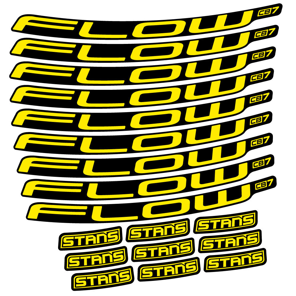 Autocollant Stans Flow CB7 Ver.2, Roues VTT 29, Autocollant Vélo vinyle