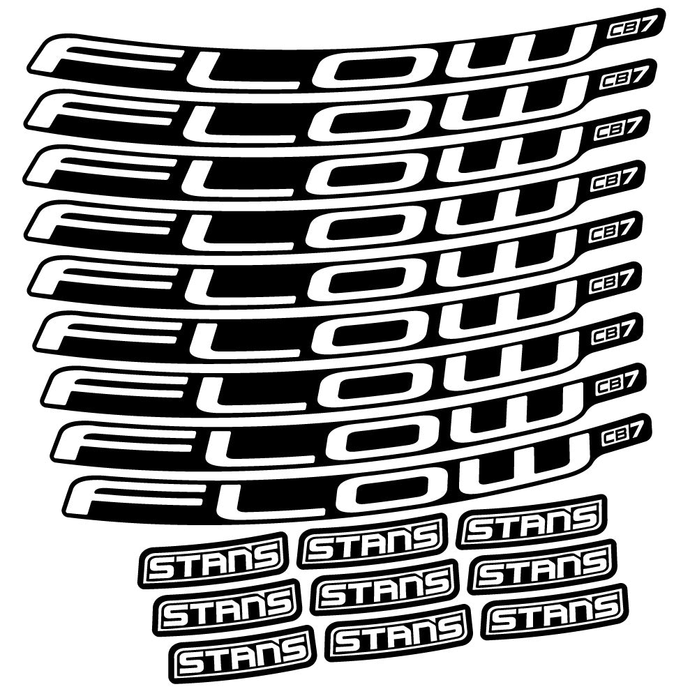 Autocollant Stans Flow CB7 Ver.2, Roues VTT 29, Autocollant Vélo vinyle