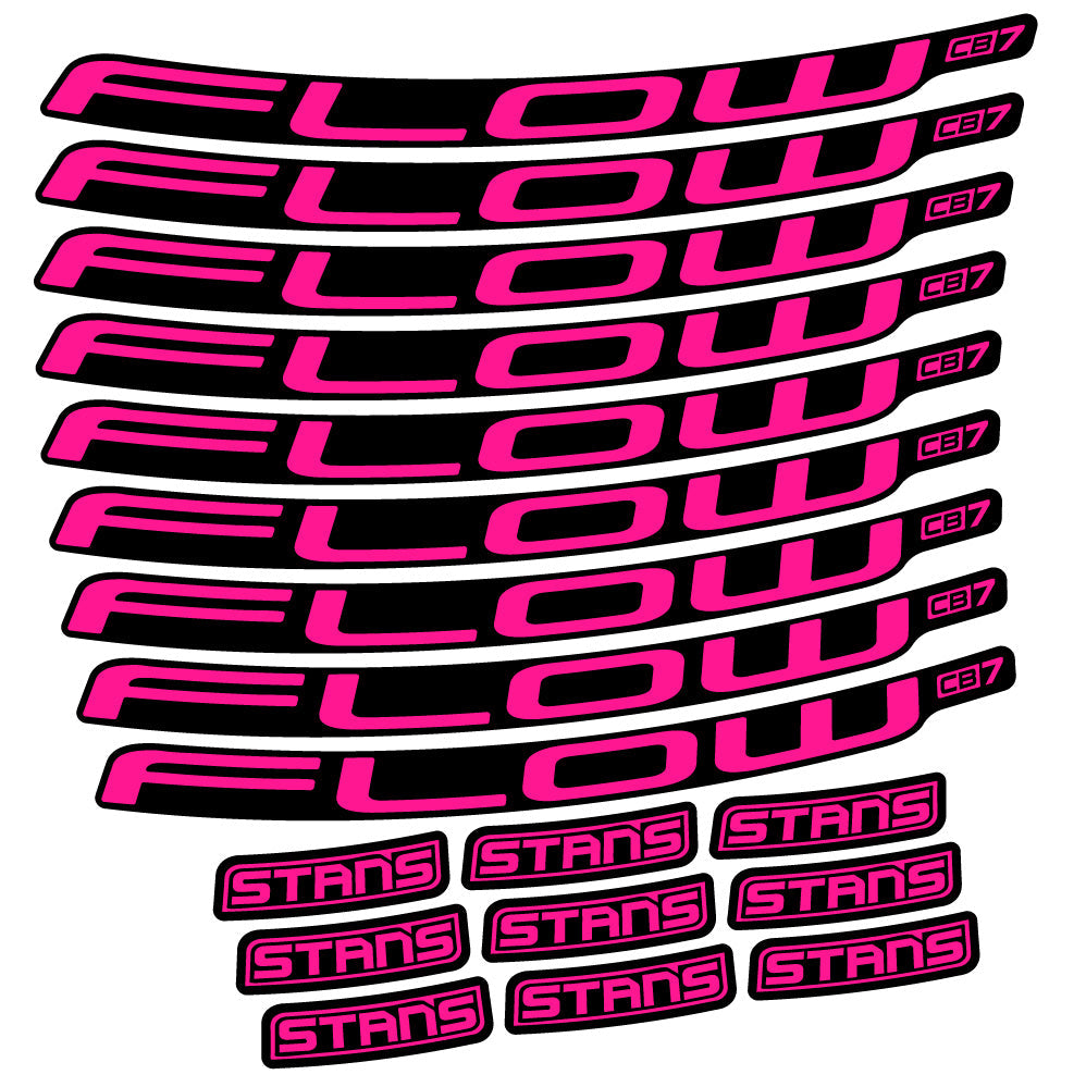 Autocollant Stans Flow CB7 Ver.2, Roues VTT 29, Autocollant Vélo vinyle
