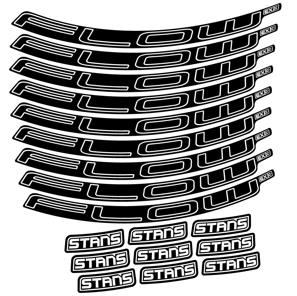 Autocollant Stans Flow EX3 Ver.1, Roues VTT 29, Autocollant Vélo vinyle