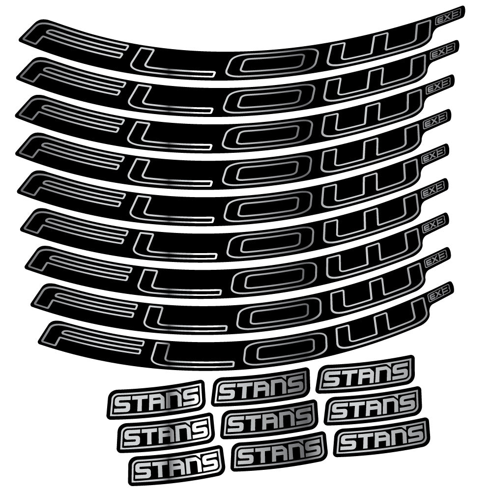 Autocollant Stans Flow EX3 Ver.1, Roues VTT 29, Autocollant Vélo vinyle