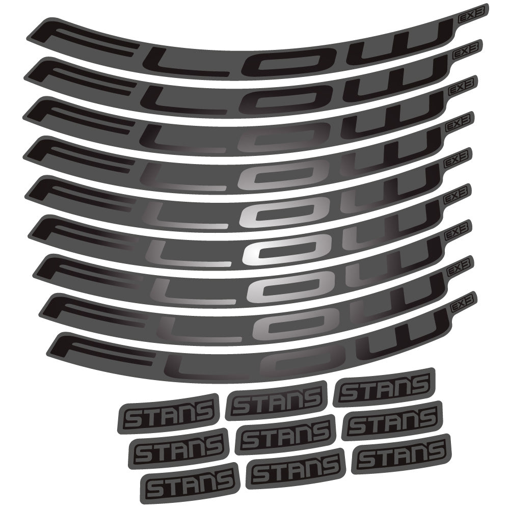 Autocollant Stans Flow EX3 Ver.2, Roues VTT 29, Autocollant Vélo vinyle