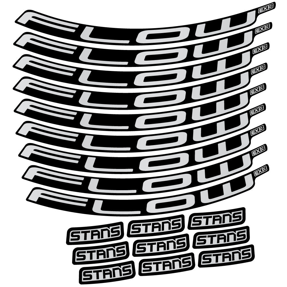 Autocollant Stans Flow EX3 Ver.2, Roues VTT 29, Autocollant Vélo vinyle