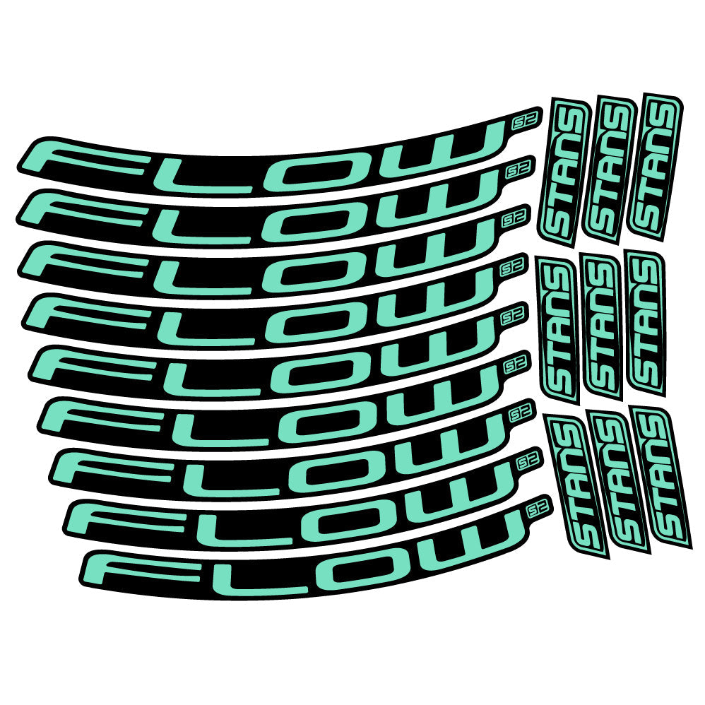 Autocollant Stans Flow S2, Roues VTT 29, Autocollant Vélo vinyle