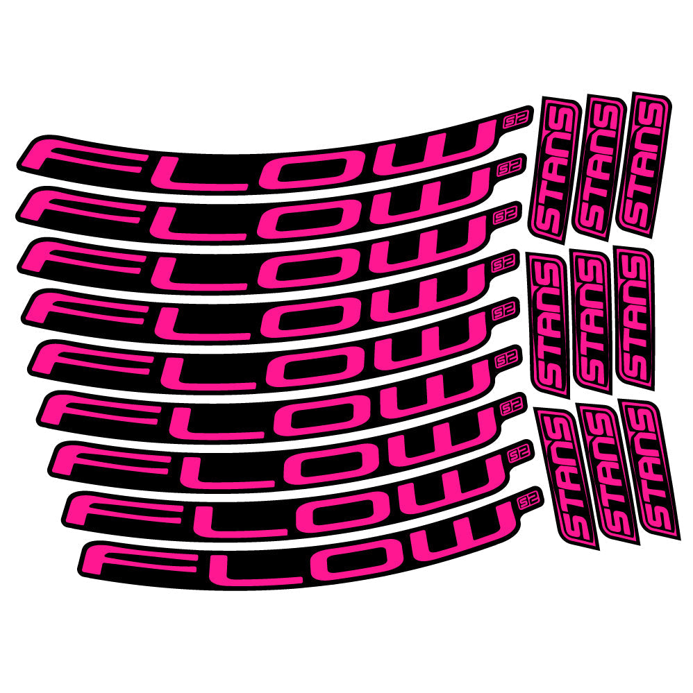 Autocollant Stans Flow S2, Roues VTT 29, Autocollant Vélo vinyle