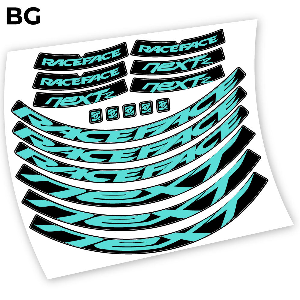 Autocollant RaceFace Next R, Mountain Wheel Vélos, autocollant vinyle