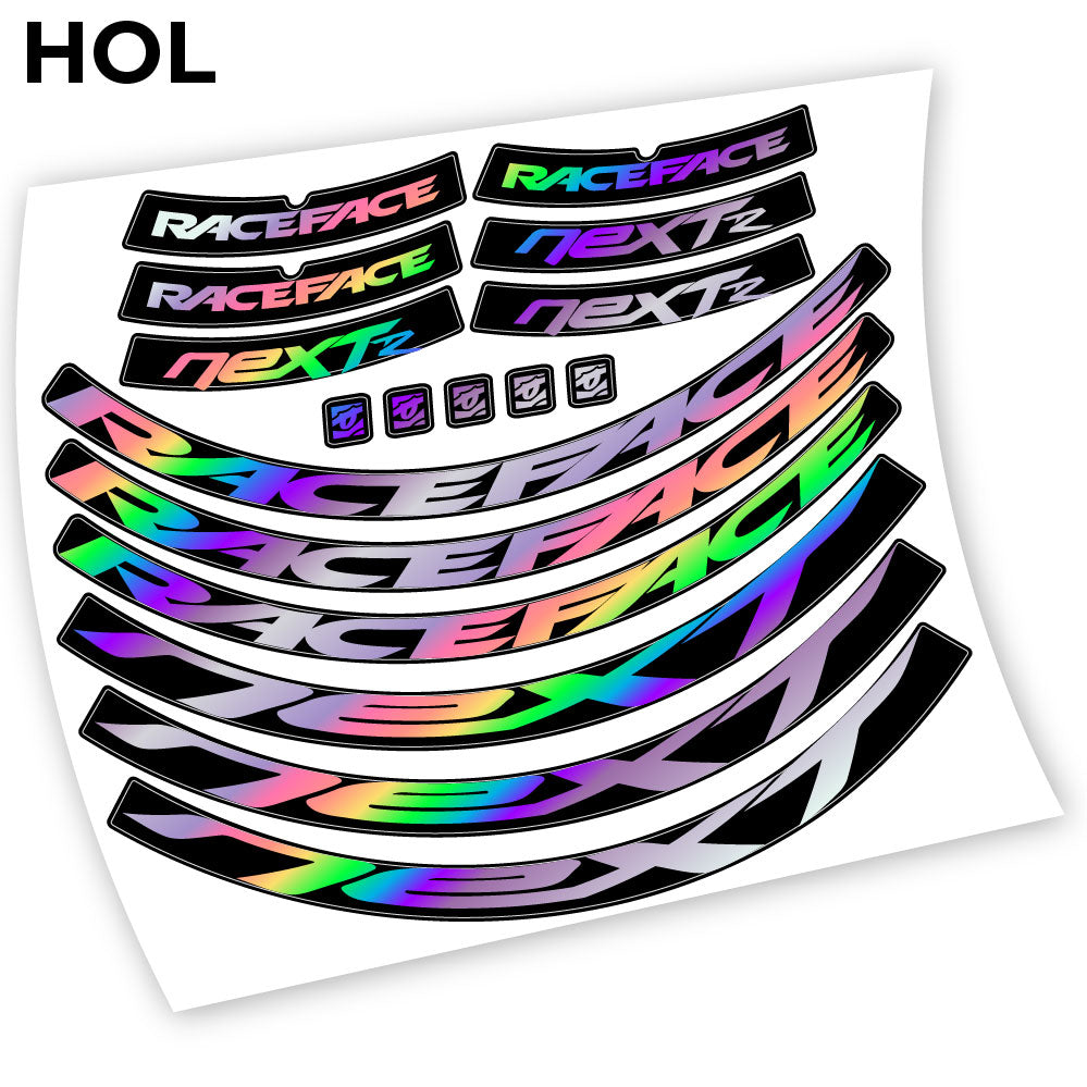 Autocollant RaceFace Next R, Mountain Wheel Vélos, autocollant vinyle