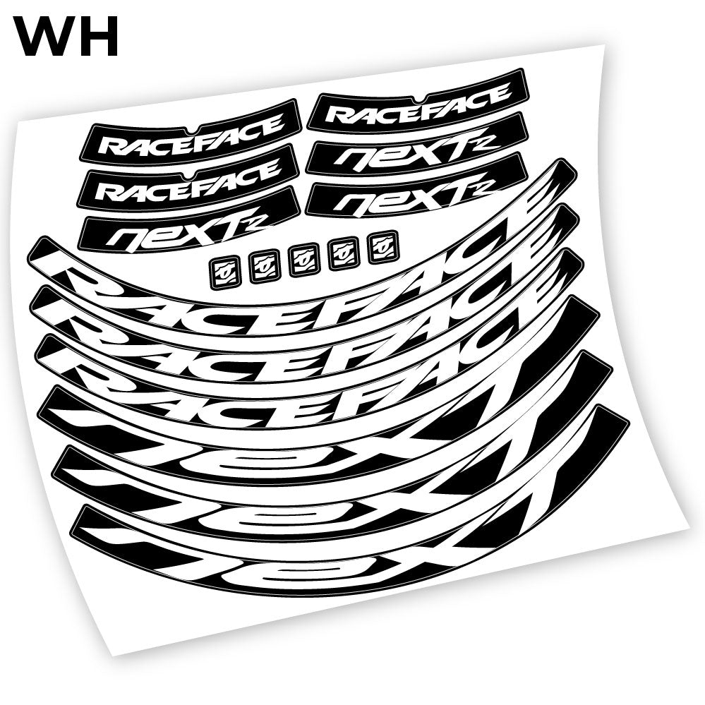 Autocollant RaceFace Next R, Mountain Wheel Vélos, autocollant vinyle