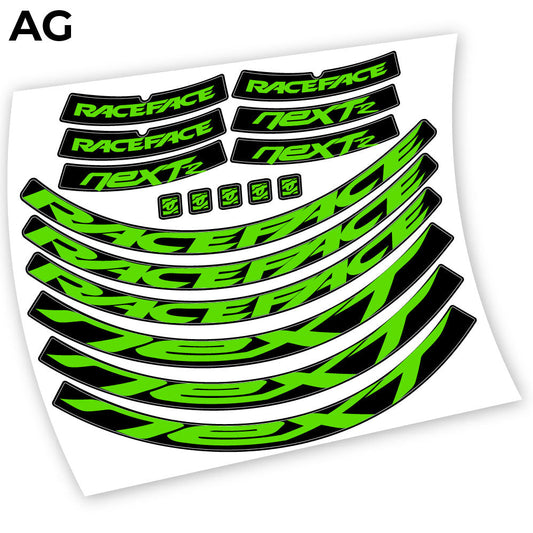 Autocollant RaceFace Next R, Mountain Wheel Vélos, autocollant vinyle