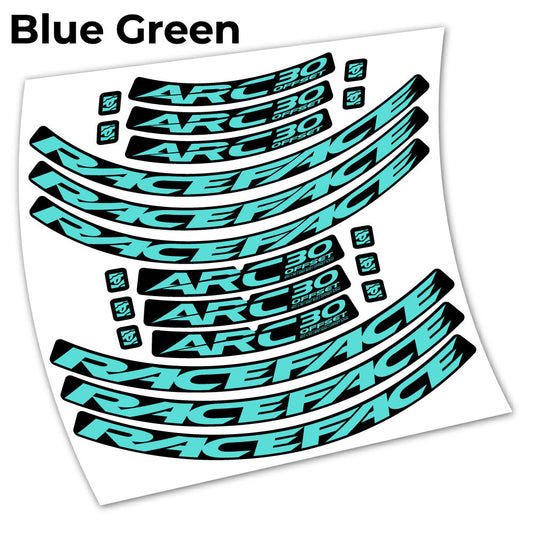 Autocollant Raceface ARC30 Offset 2021 Vinyle autocollant