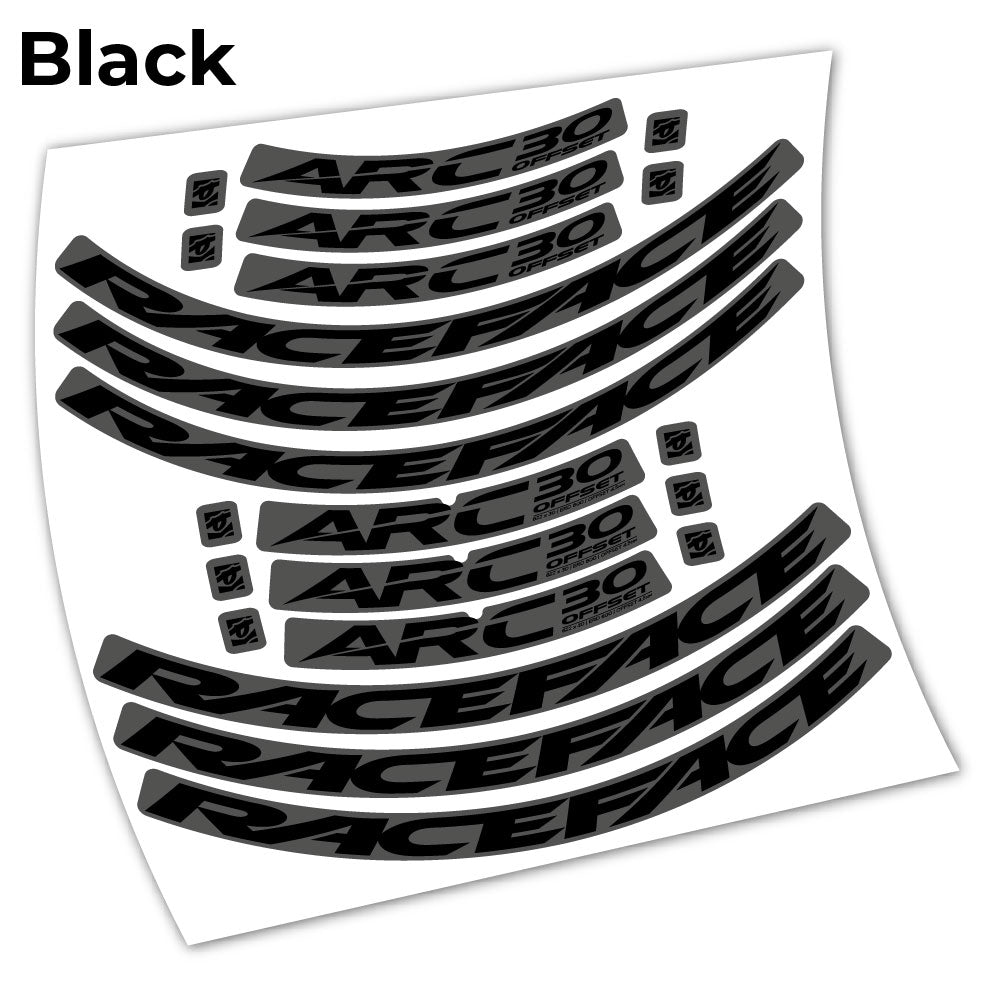 Autocollant Raceface ARC30 Offset 2021 Vinyle autocollant