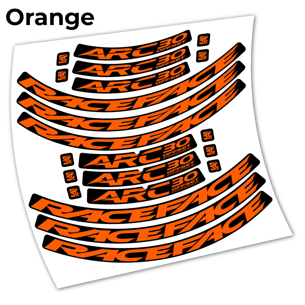 Autocollant Raceface ARC30 Offset 2021 Vinyle autocollant
