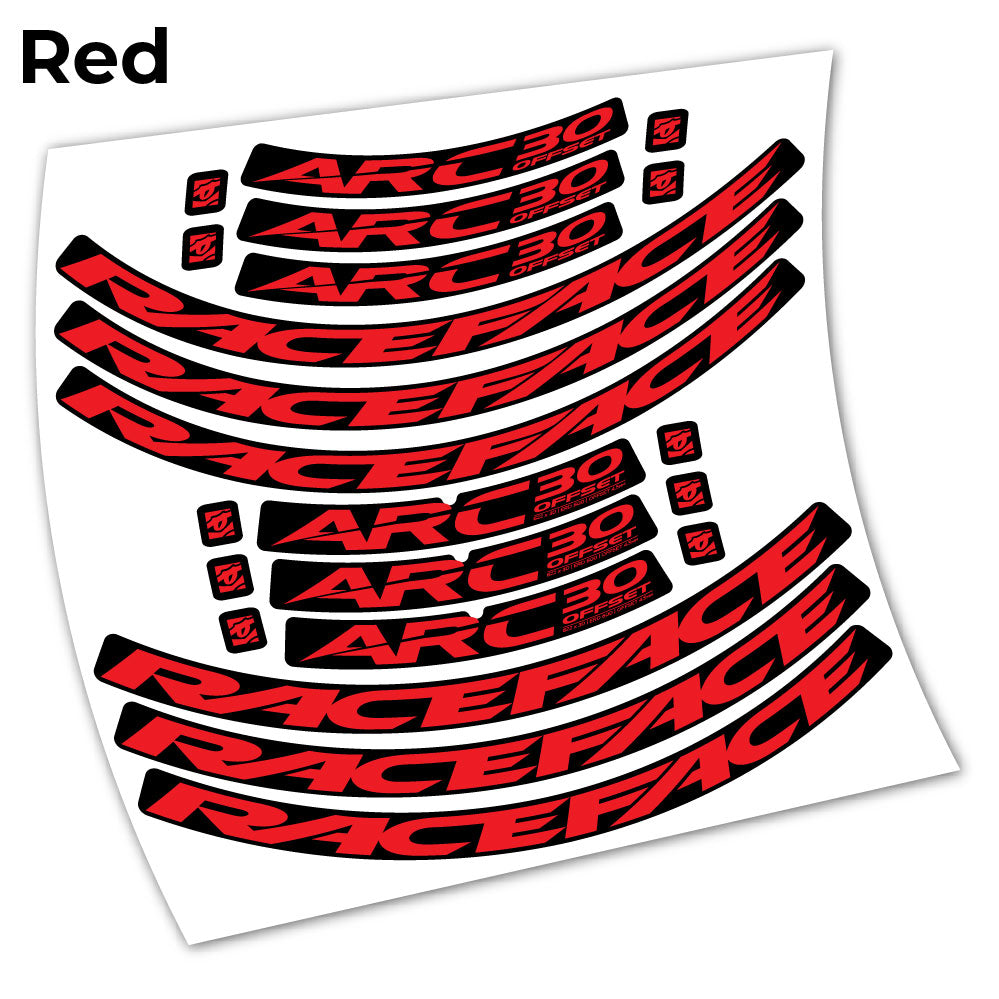 Autocollant Raceface ARC30 Offset 2021 Vinyle autocollant