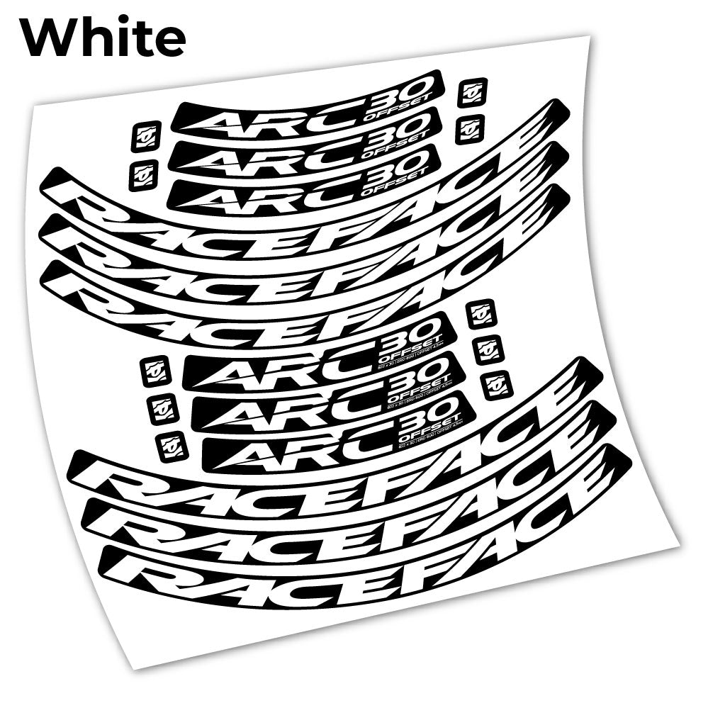 Autocollant Raceface ARC30 Offset 2021 Vinyle autocollant