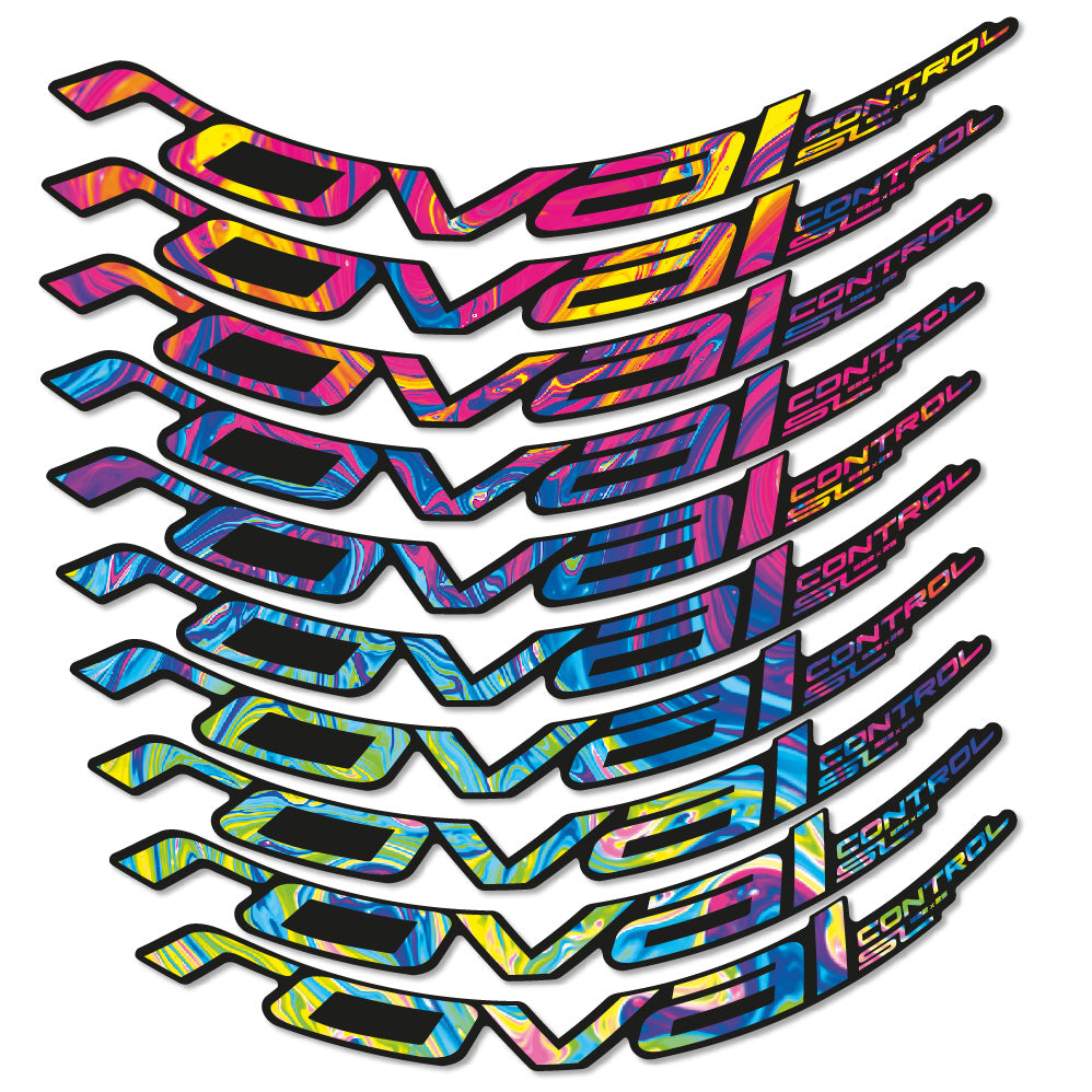 Autocollant Roval Control SL 622x25 2017, 2018 et 2019, Roues VTT 29, Autocollant Vélo vinyle