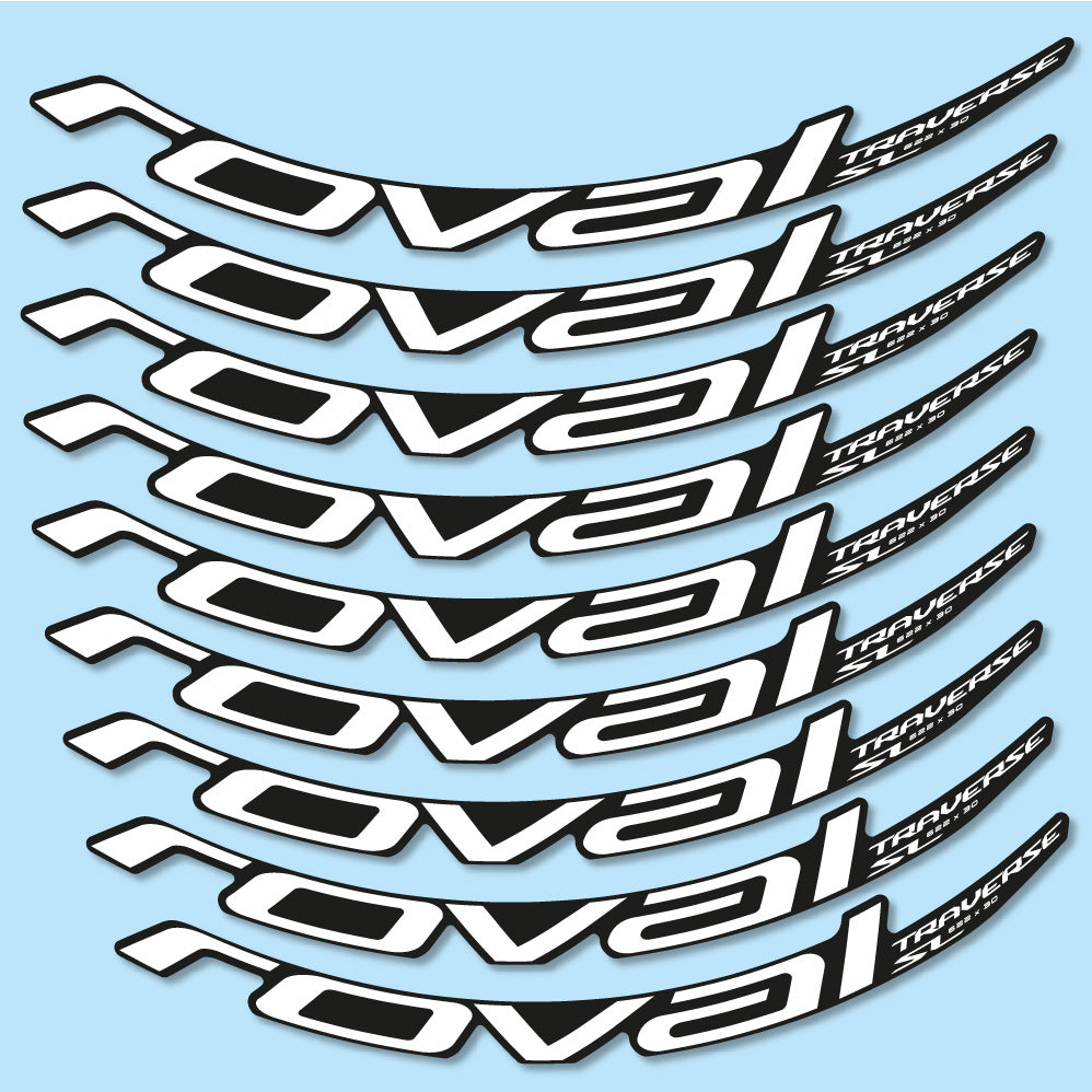Autocollant Roval Traverse SL Carbon 622x30 2019, 2020, Roues VTT 29, Autocollant Vélo vinyle