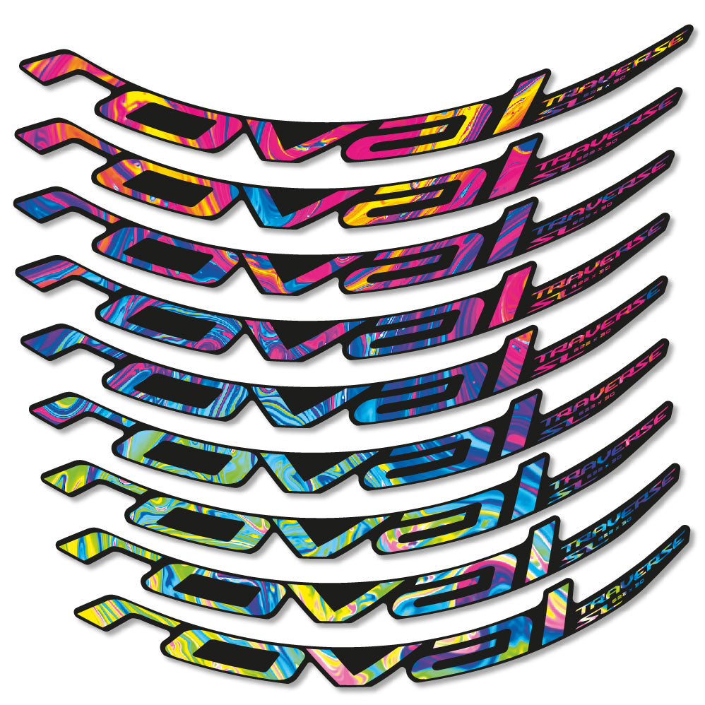 Autocollant Roval Traverse SL Carbon 622x30 2019, 2020, Roues VTT 29, Autocollant Vélo vinyle