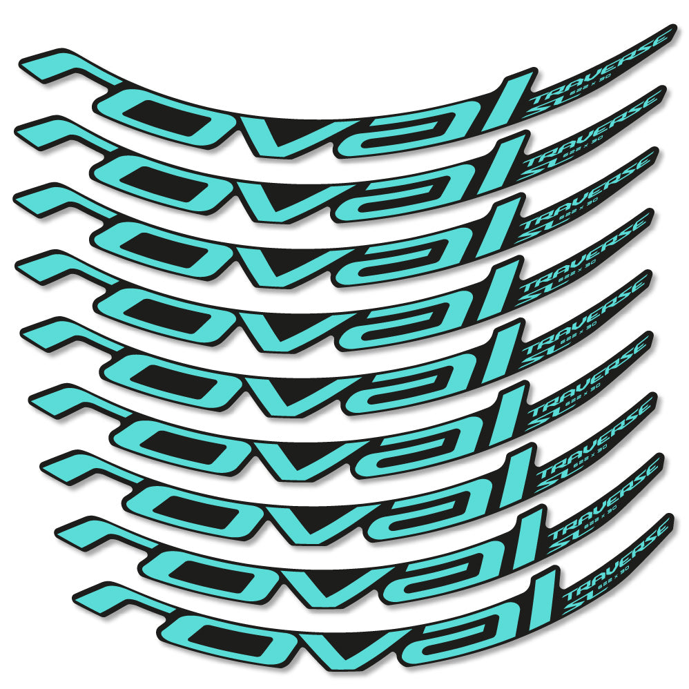 Autocollant Roval Traverse SL Carbon 622x30 2019, 2020, Roues VTT 29, Autocollant Vélo vinyle