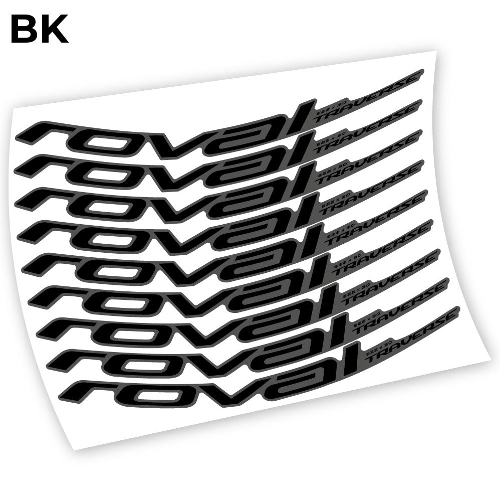Autocollant, Roval Traverse Alloy 2019, Mountain Wheel Vélos Vinyle sticker