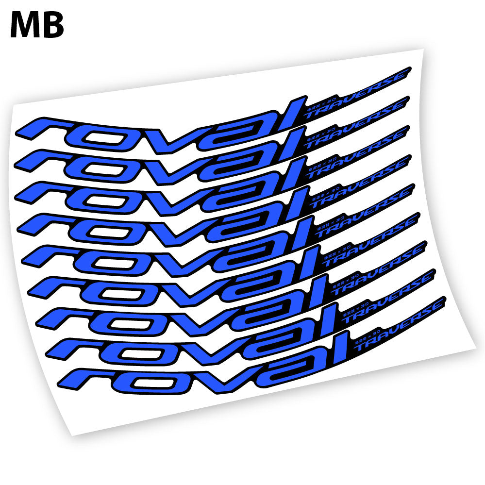 Autocollant, Roval Traverse Alloy 2019, Mountain Wheel Vélos Vinyle sticker