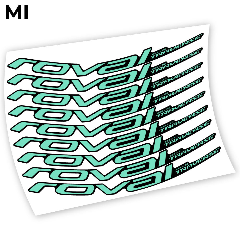 Autocollant, Roval Traverse Alloy 2019, Mountain Wheel Vélos Vinyle sticker