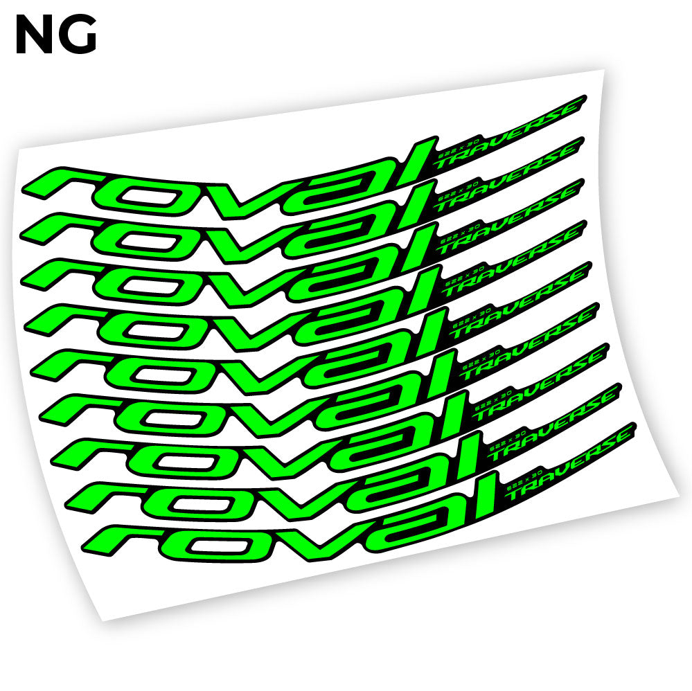 Autocollant, Roval Traverse Alloy 2019, Mountain Wheel Vélos Vinyle sticker