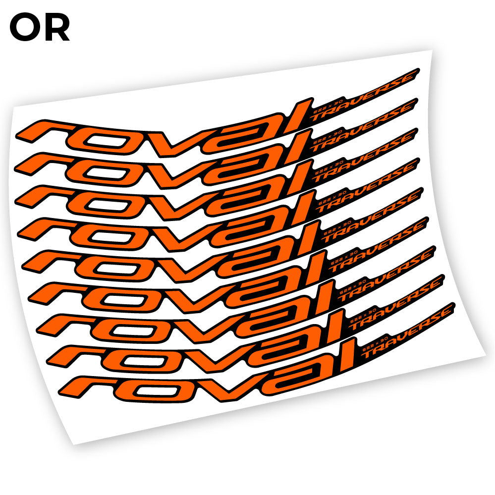 Autocollant, Roval Traverse Alloy 2019, Mountain Wheel Vélos Vinyle sticker