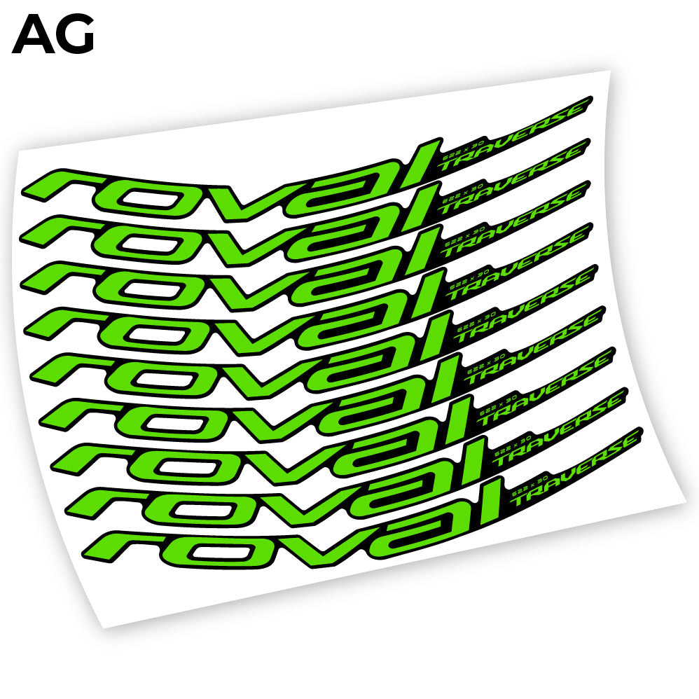 Autocollant, Roval Traverse Alloy 2019, Mountain Wheel Vélos Vinyle sticker