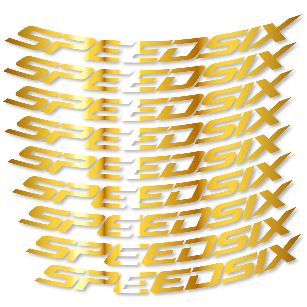 Autocollant Speedsix, Roues VTT 29, Autocollant Vélo vinyle