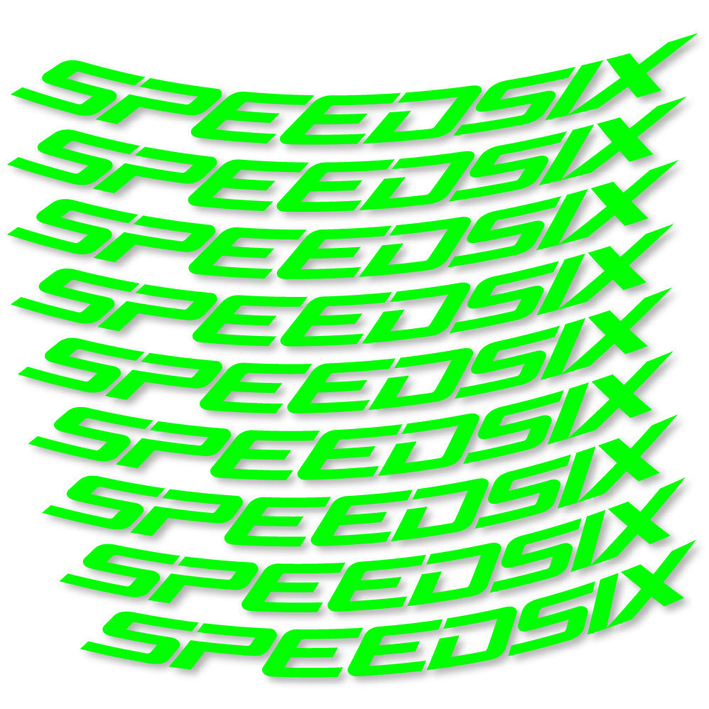 Autocollant Speedsix, Roues VTT 29, Autocollant Vélo vinyle