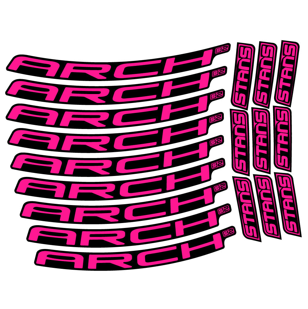 Autocollant Stans Arch S2 2021, Roues VTT 29, Autocollant Vélo vinyle