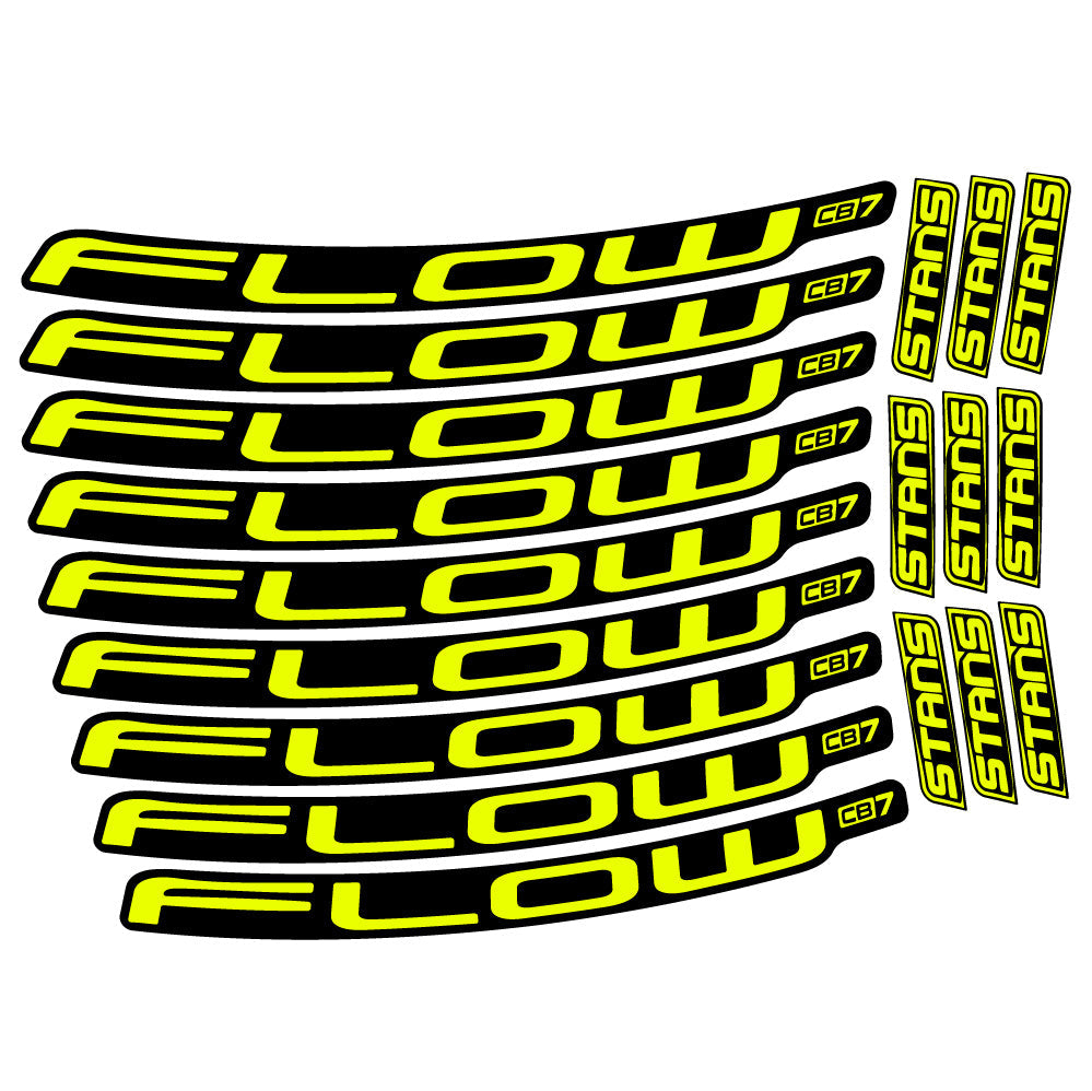Autocollant Stans Flow CB7, Roues VTT 29, Autocollant Vélo vinyle