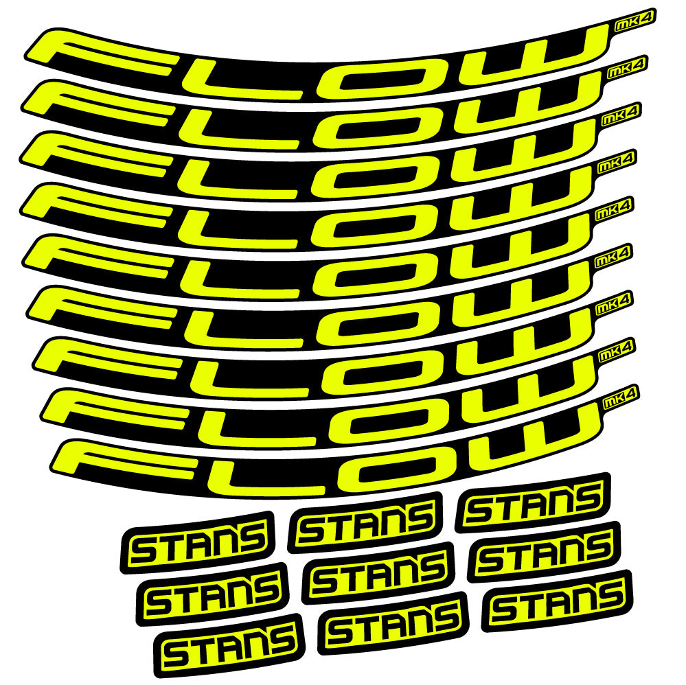 Autocollant Stans Flow S2 Ver.2, Roues VTT 29, Autocollant Vélo vinyle