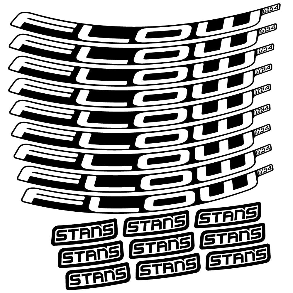 Autocollant Stans Flow S2 Ver.2, Roues VTT 29, Autocollant Vélo vinyle
