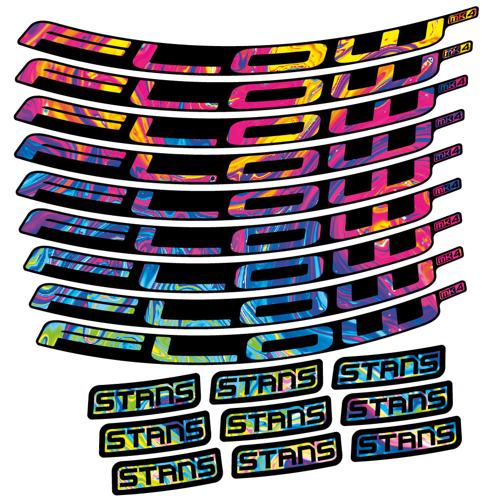 Autocollant Stans Flow S2 Ver.2, Roues VTT 29, Autocollant Vélo vinyle