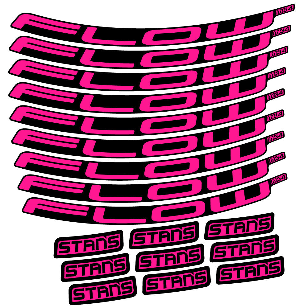 Autocollant Stans Flow S2 Ver.2, Roues VTT 29, Autocollant Vélo vinyle